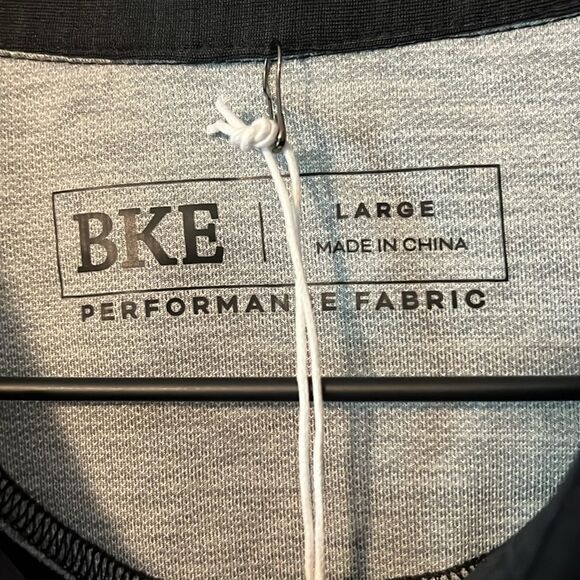 New! BKE Kezar Performance Polo Shirt Black Size Large NWT - Picture 6 of 13